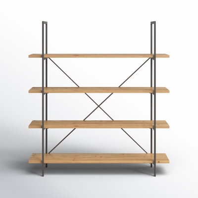 AllModern Gwyneth 72'' W Iron Etagere Bookcase & Reviews